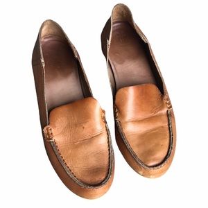 Frye brown leather flats 7.5 GUC